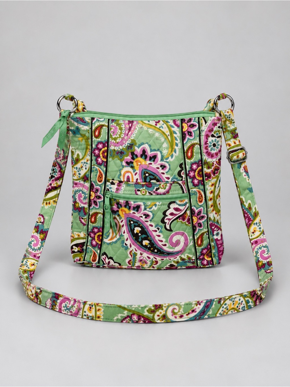 Vera Bradley Tutti Frutti Hipster Crossbody Bag Purse Floral Quilted